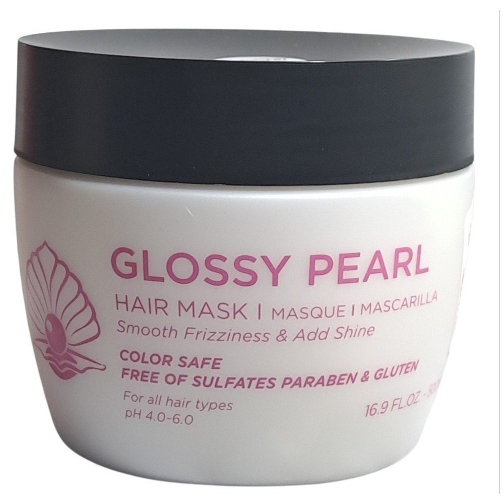 Luseta Glossy Pearl Hair Mask,‎ Smooth Frizziness & Add Shine 16.9 OZ Color Safe